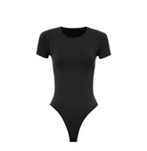 “FALL ESSENTIALS” CREW NECK SHORT SLEEVE BODYSUIT